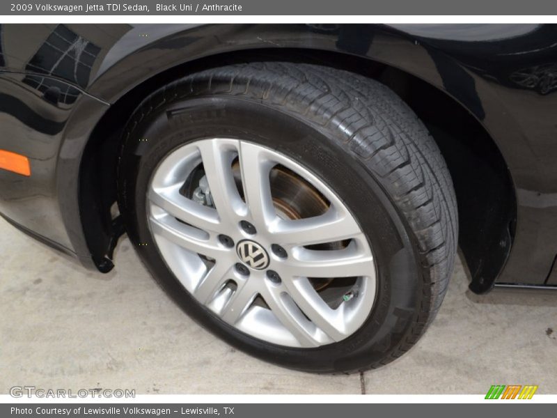 Black Uni / Anthracite 2009 Volkswagen Jetta TDI Sedan