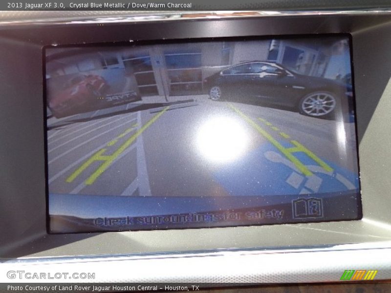 Crystal Blue Metallic / Dove/Warm Charcoal 2013 Jaguar XF 3.0