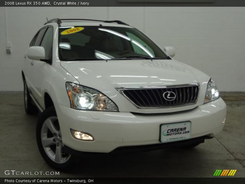 Crystal White / Ivory 2008 Lexus RX 350 AWD