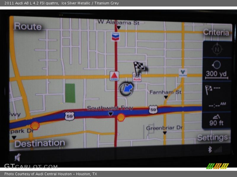 Ice Silver Metallic / Titanium Grey 2011 Audi A8 L 4.2 FSI quattro