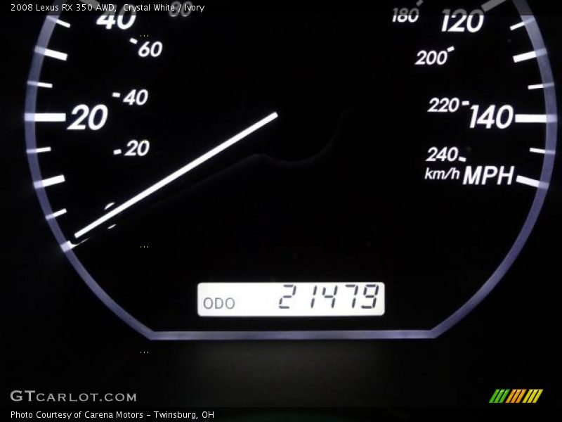 Crystal White / Ivory 2008 Lexus RX 350 AWD