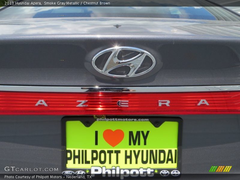 Smoke Gray Metallic / Chestnut Brown 2013 Hyundai Azera