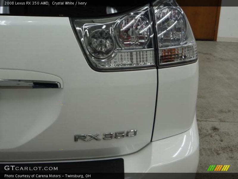 Crystal White / Ivory 2008 Lexus RX 350 AWD