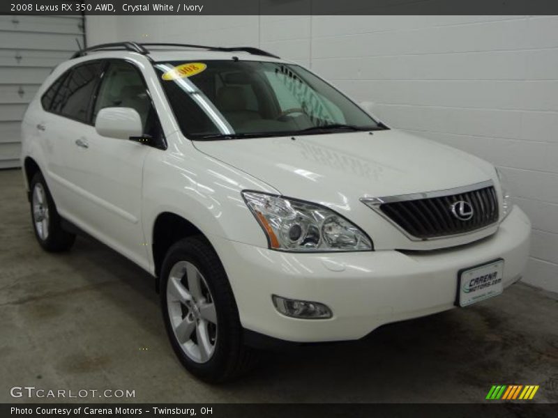 Crystal White / Ivory 2008 Lexus RX 350 AWD