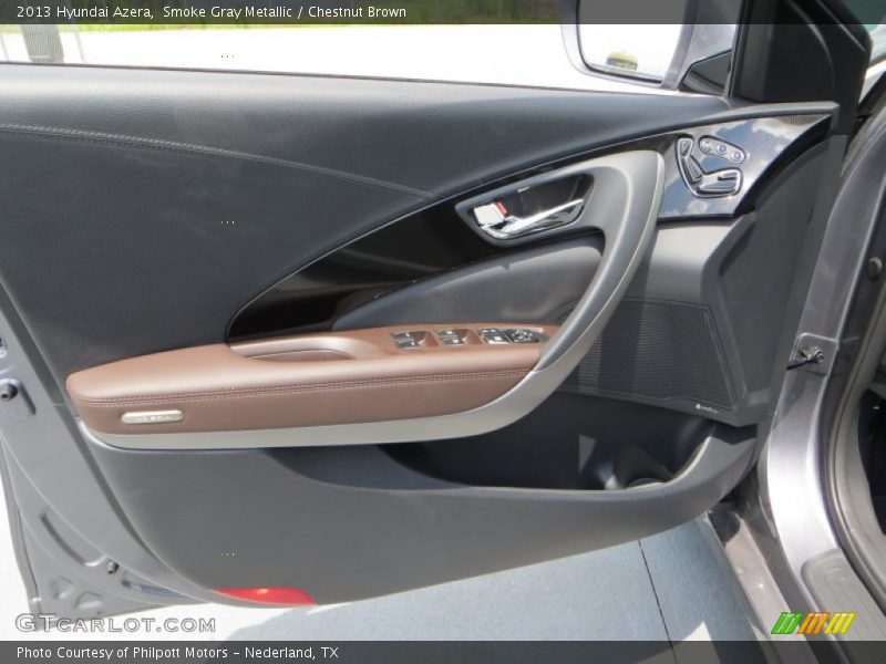 Smoke Gray Metallic / Chestnut Brown 2013 Hyundai Azera