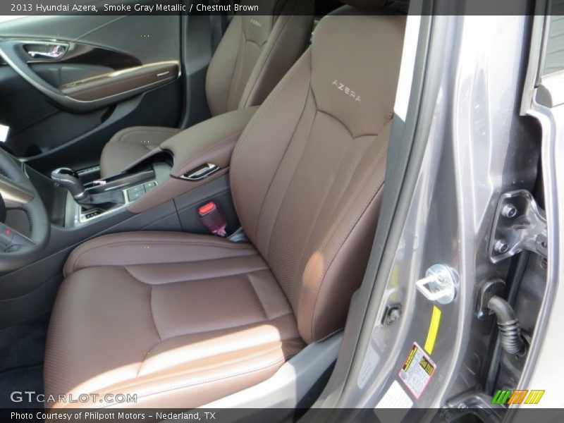 Smoke Gray Metallic / Chestnut Brown 2013 Hyundai Azera