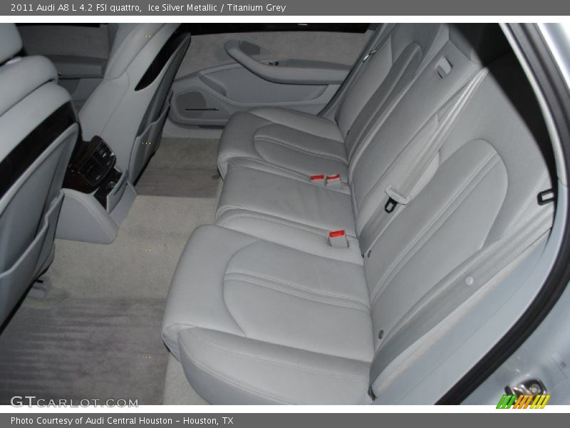 Ice Silver Metallic / Titanium Grey 2011 Audi A8 L 4.2 FSI quattro