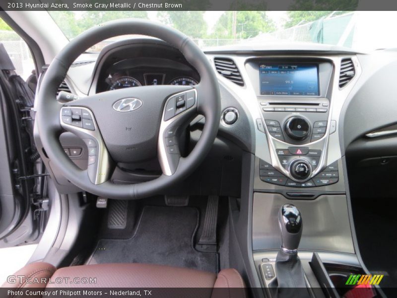 Smoke Gray Metallic / Chestnut Brown 2013 Hyundai Azera