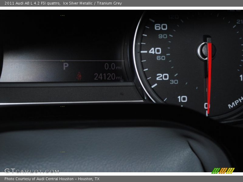 Ice Silver Metallic / Titanium Grey 2011 Audi A8 L 4.2 FSI quattro