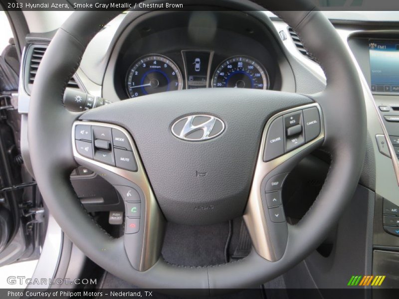 Smoke Gray Metallic / Chestnut Brown 2013 Hyundai Azera