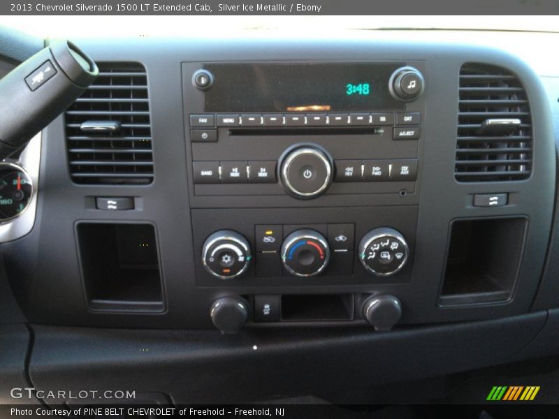 Silver Ice Metallic / Ebony 2013 Chevrolet Silverado 1500 LT Extended Cab