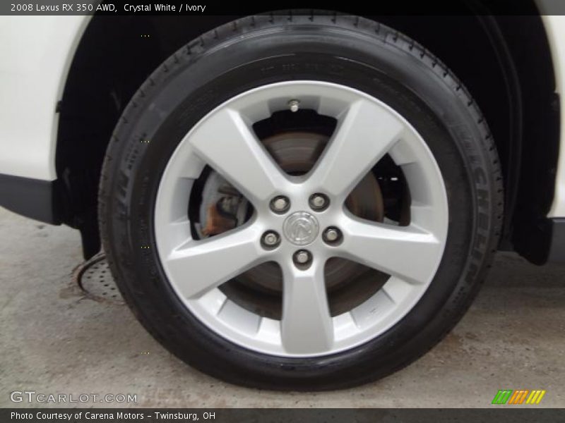 Crystal White / Ivory 2008 Lexus RX 350 AWD