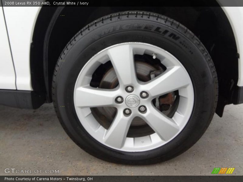 Crystal White / Ivory 2008 Lexus RX 350 AWD