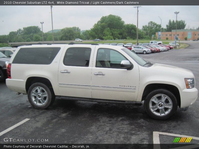 White Diamond Tricoat / Light Cashmere/Dark Cashmere 2010 Chevrolet Suburban LTZ 4x4