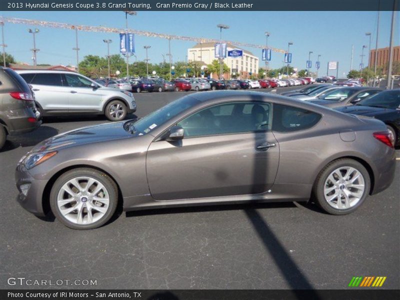 Gran Premio Gray / Black Leather 2013 Hyundai Genesis Coupe 3.8 Grand Touring