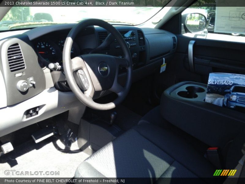 Black / Dark Titanium 2013 Chevrolet Silverado 1500 LS Crew Cab 4x4