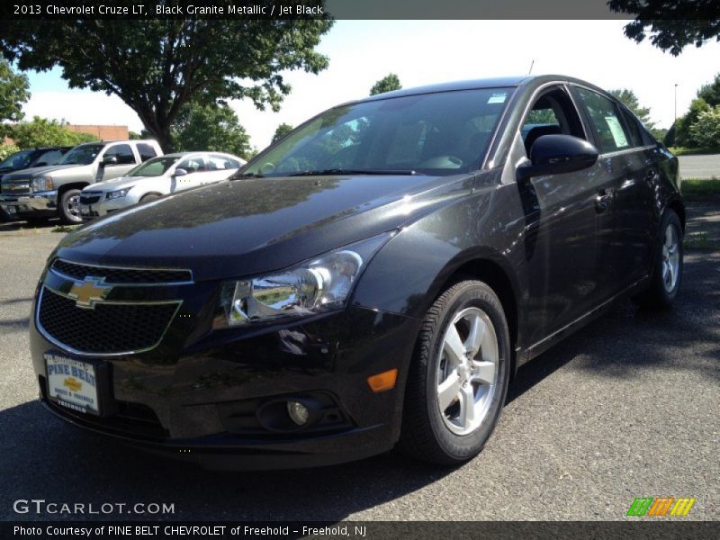 Black Granite Metallic / Jet Black 2013 Chevrolet Cruze LT