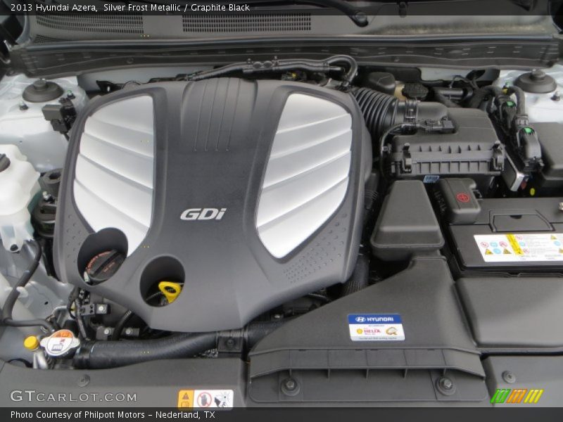 Silver Frost Metallic / Graphite Black 2013 Hyundai Azera