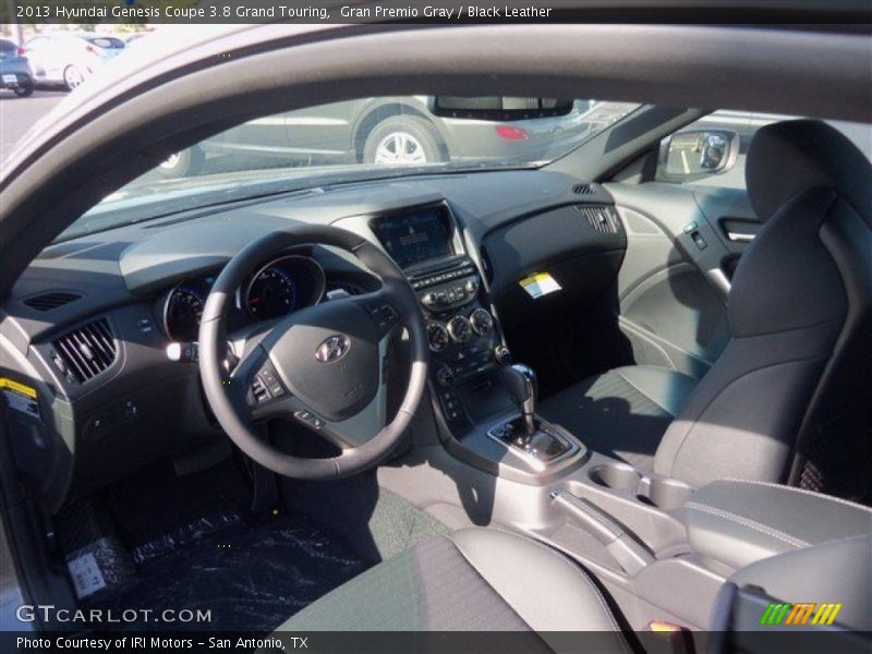 Gran Premio Gray / Black Leather 2013 Hyundai Genesis Coupe 3.8 Grand Touring