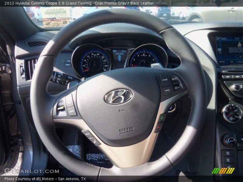 Gran Premio Gray / Black Leather 2013 Hyundai Genesis Coupe 3.8 Grand Touring