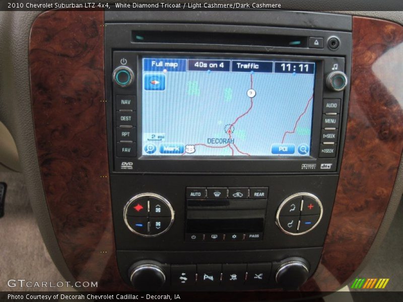 White Diamond Tricoat / Light Cashmere/Dark Cashmere 2010 Chevrolet Suburban LTZ 4x4