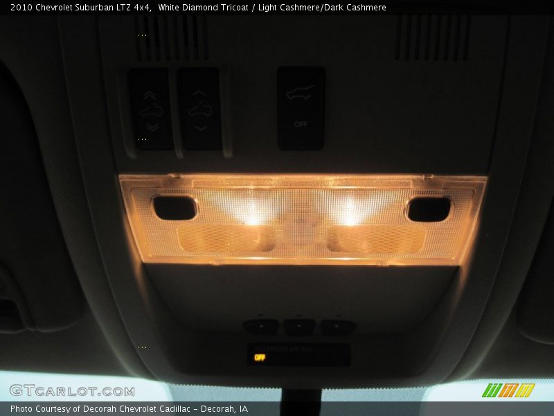 White Diamond Tricoat / Light Cashmere/Dark Cashmere 2010 Chevrolet Suburban LTZ 4x4
