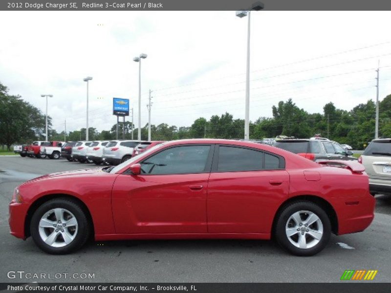 Redline 3-Coat Pearl / Black 2012 Dodge Charger SE