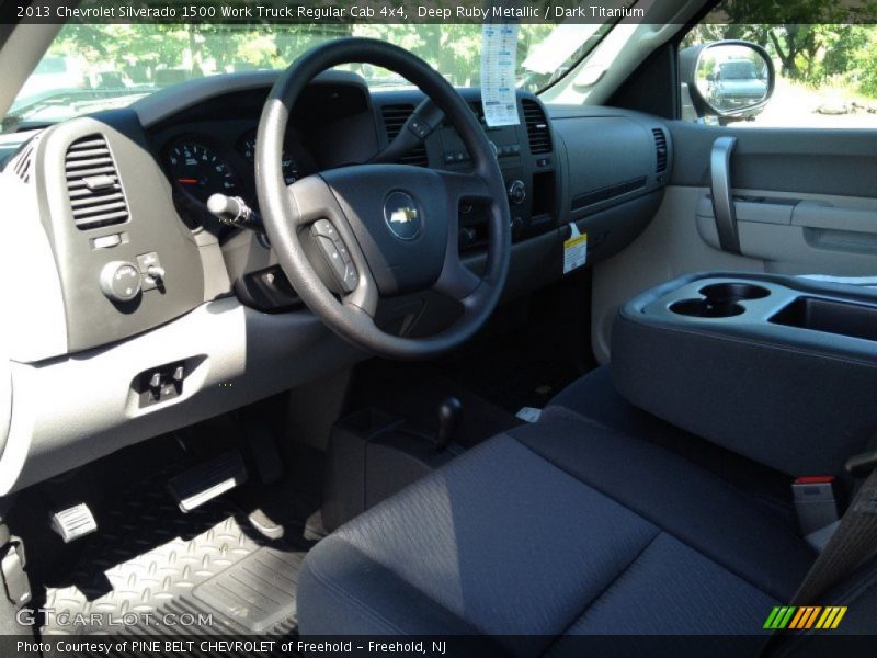 Deep Ruby Metallic / Dark Titanium 2013 Chevrolet Silverado 1500 Work Truck Regular Cab 4x4
