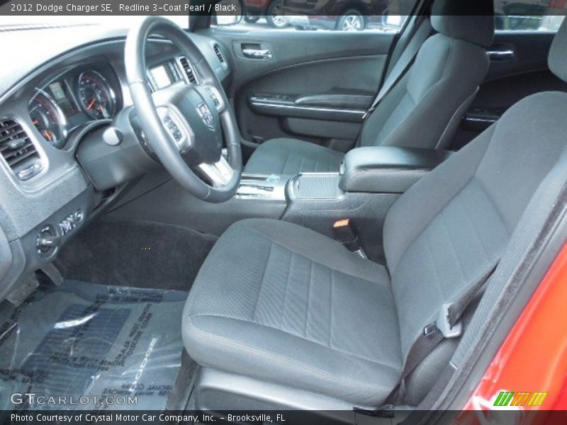 Redline 3-Coat Pearl / Black 2012 Dodge Charger SE