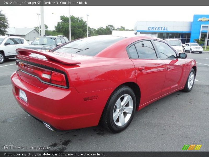 Redline 3-Coat Pearl / Black 2012 Dodge Charger SE