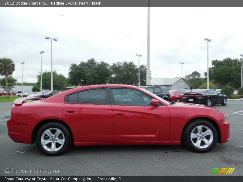 Redline 3-Coat Pearl / Black 2012 Dodge Charger SE