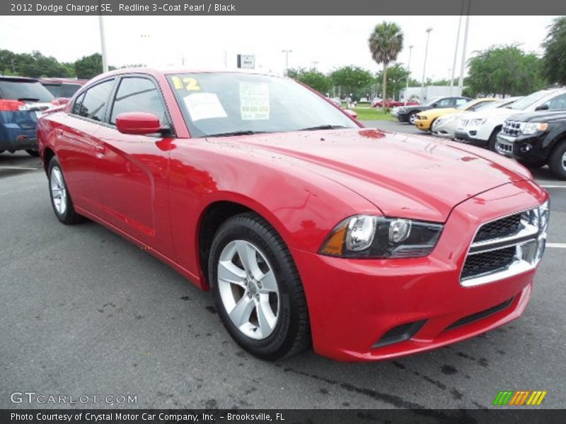 Redline 3-Coat Pearl / Black 2012 Dodge Charger SE