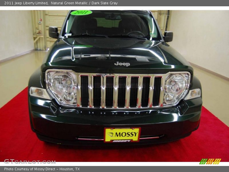 Natural Green Metallic / Dark Slate Gray 2011 Jeep Liberty Limited