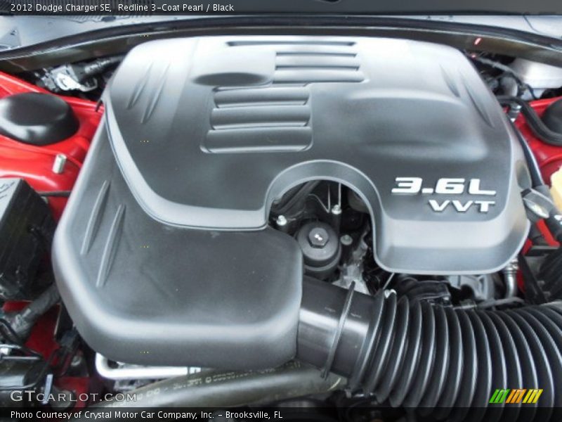 Redline 3-Coat Pearl / Black 2012 Dodge Charger SE