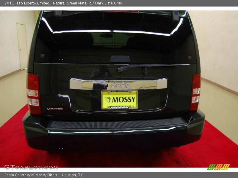Natural Green Metallic / Dark Slate Gray 2011 Jeep Liberty Limited