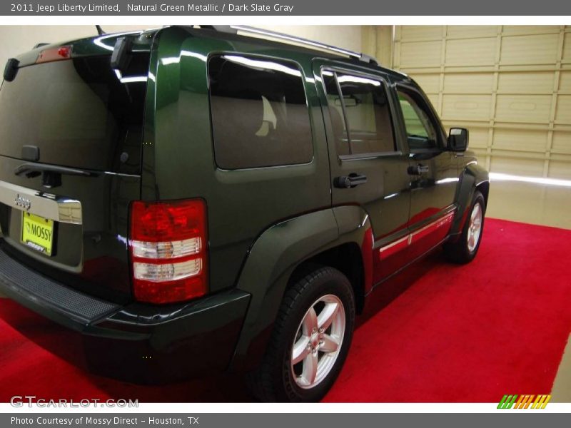 Natural Green Metallic / Dark Slate Gray 2011 Jeep Liberty Limited