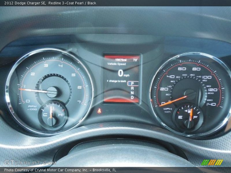 Redline 3-Coat Pearl / Black 2012 Dodge Charger SE