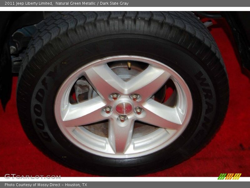 Natural Green Metallic / Dark Slate Gray 2011 Jeep Liberty Limited