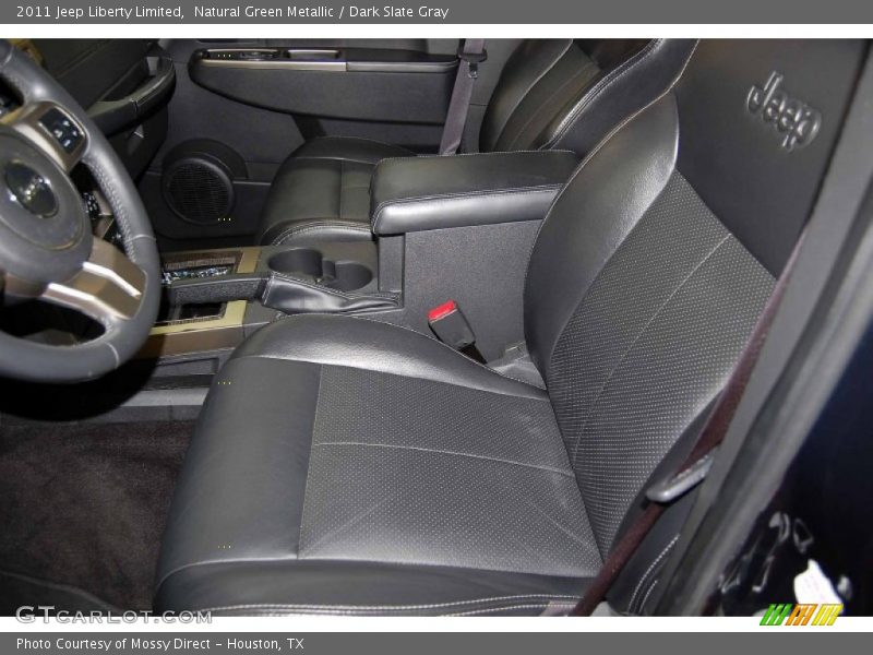 Natural Green Metallic / Dark Slate Gray 2011 Jeep Liberty Limited