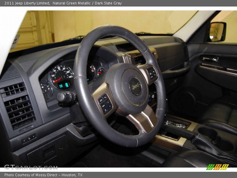 Natural Green Metallic / Dark Slate Gray 2011 Jeep Liberty Limited