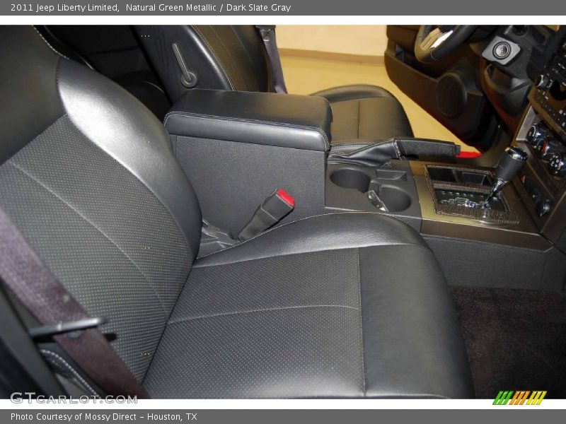 Natural Green Metallic / Dark Slate Gray 2011 Jeep Liberty Limited