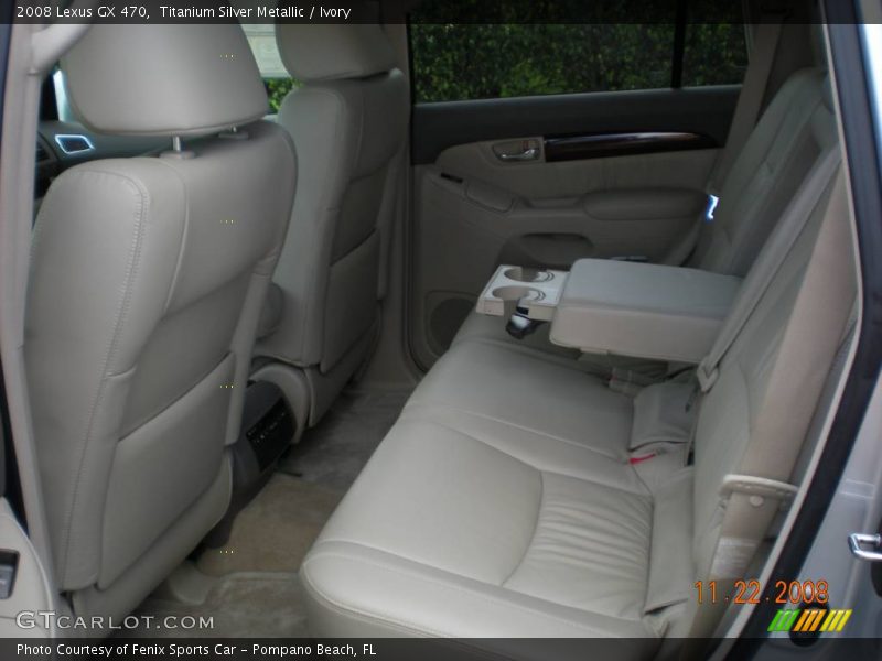Titanium Silver Metallic / Ivory 2008 Lexus GX 470