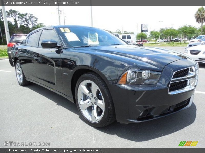 Pitch Black / Black 2013 Dodge Charger R/T Max