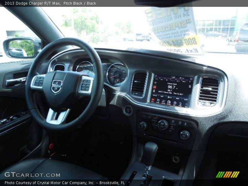 Pitch Black / Black 2013 Dodge Charger R/T Max
