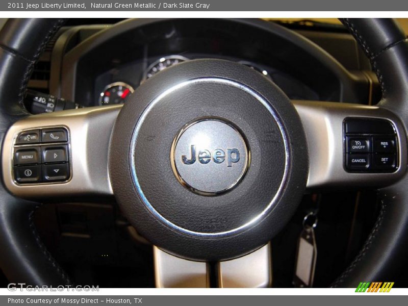 Natural Green Metallic / Dark Slate Gray 2011 Jeep Liberty Limited