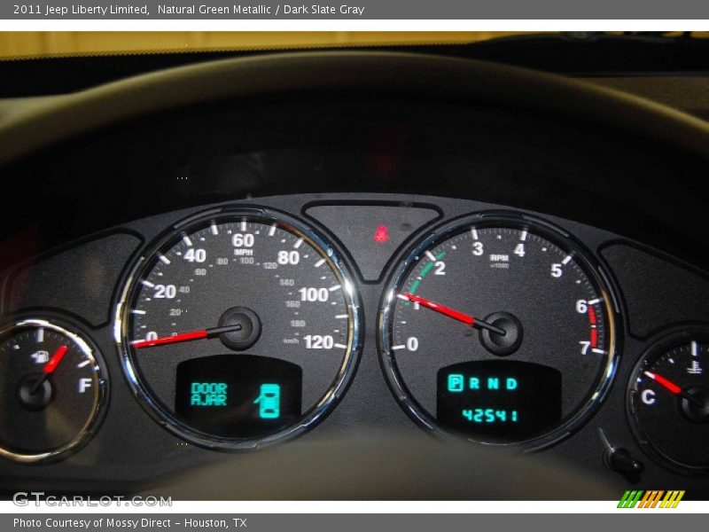 Natural Green Metallic / Dark Slate Gray 2011 Jeep Liberty Limited