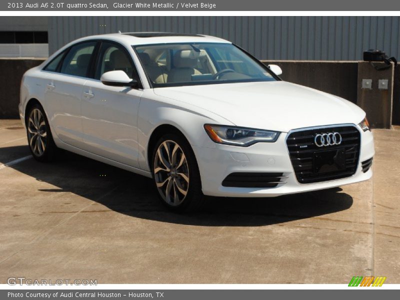 Glacier White Metallic / Velvet Beige 2013 Audi A6 2.0T quattro Sedan