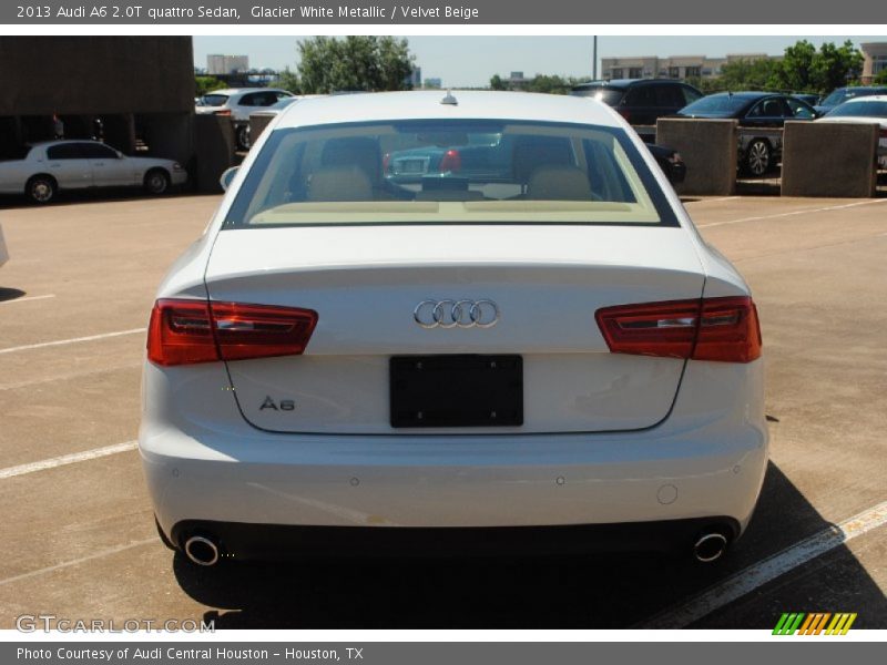 Glacier White Metallic / Velvet Beige 2013 Audi A6 2.0T quattro Sedan