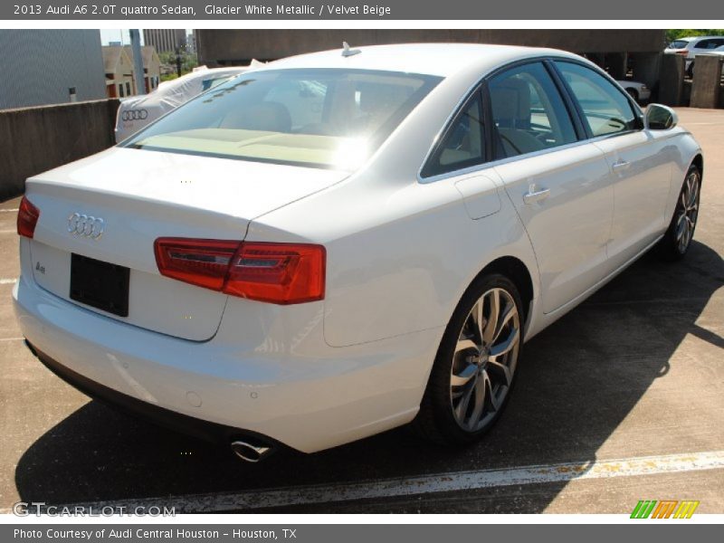 Glacier White Metallic / Velvet Beige 2013 Audi A6 2.0T quattro Sedan