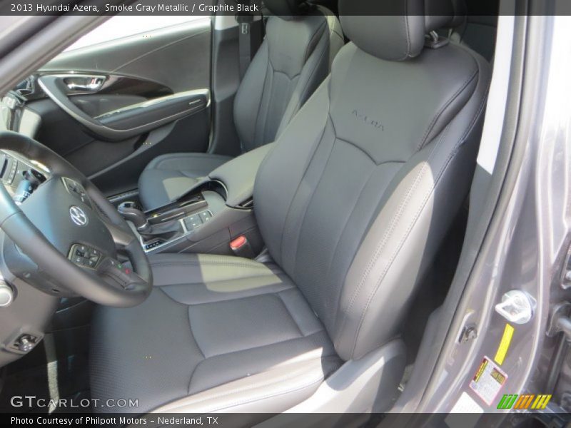 Smoke Gray Metallic / Graphite Black 2013 Hyundai Azera